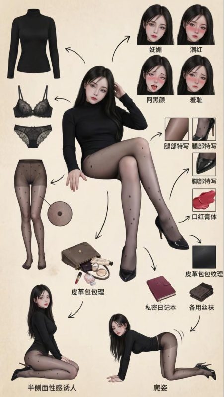 女秘书穿搭-极乐园