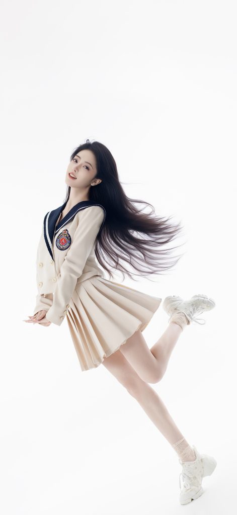 图片[9]-学院风水手服长发女生 日系清新写真-极乐园